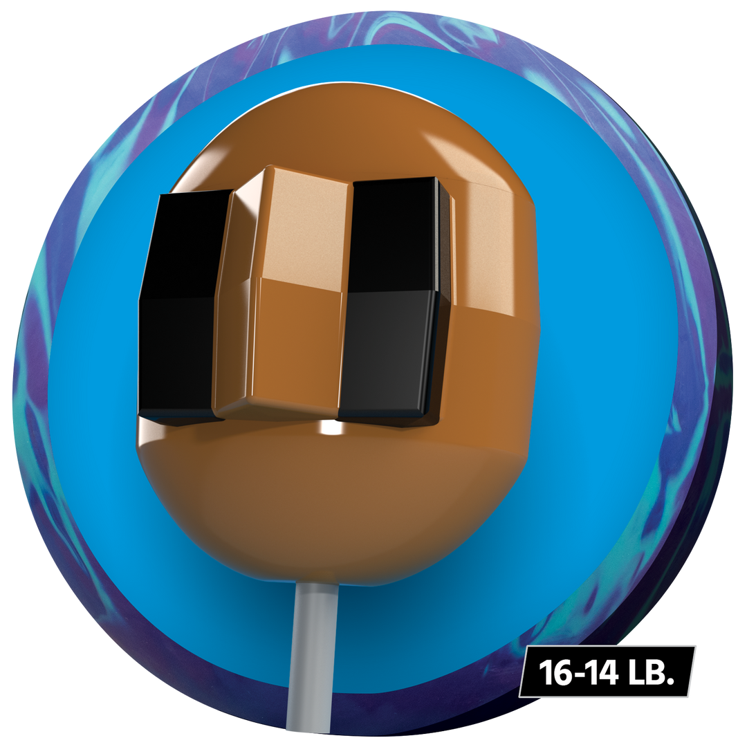 Criterion core for 16 to 14 pound bowling balls.