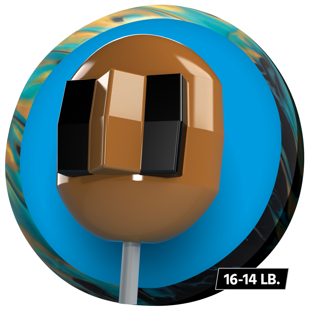 Criterion Hybrid core for 16 to 14 pound bowling balls.