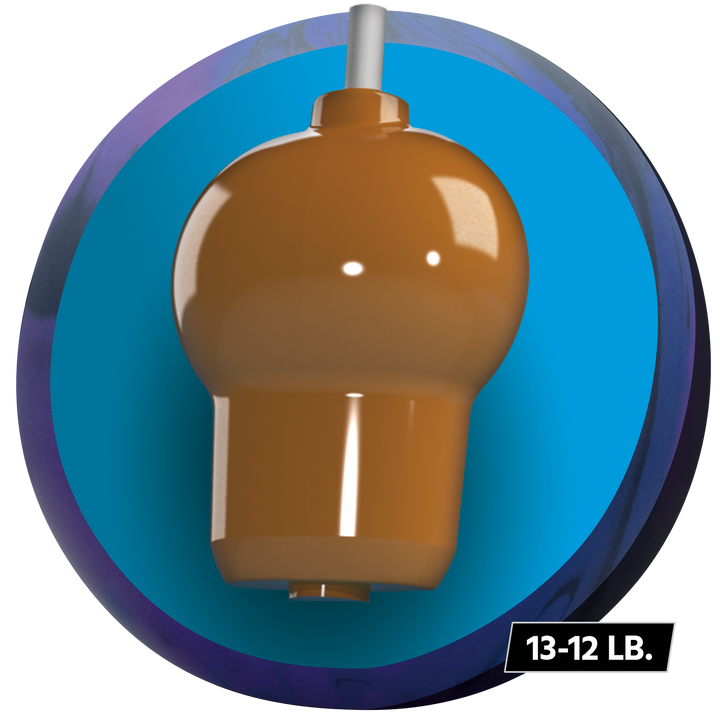 Theorem Solid core for 13 to 12 pound bowling balls.