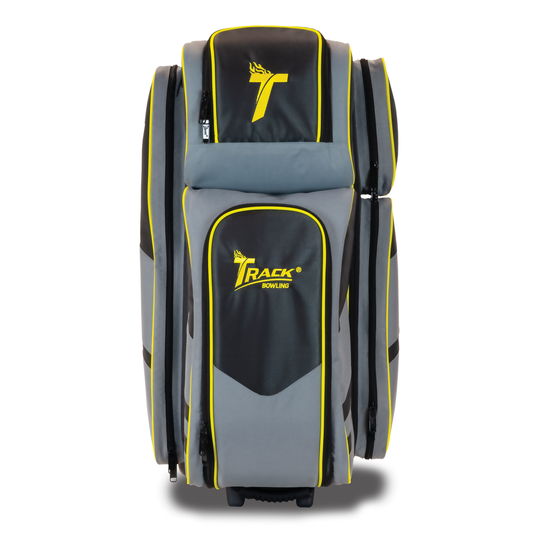 Select Triple Roller front view in Grey, Black, and Yellow colors.