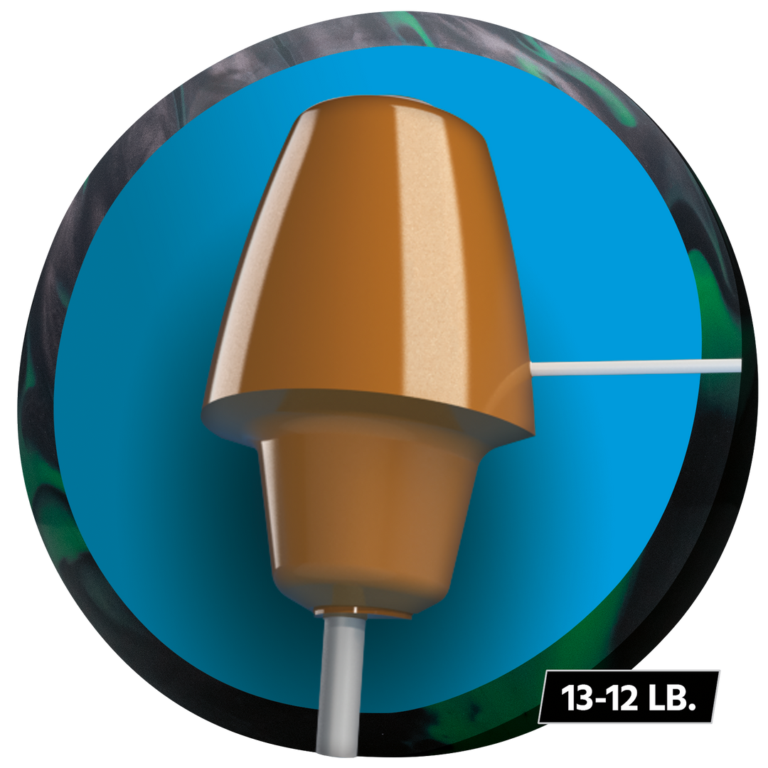 The Criterion Inverse core for thirteen to twelve pound bowling balls.