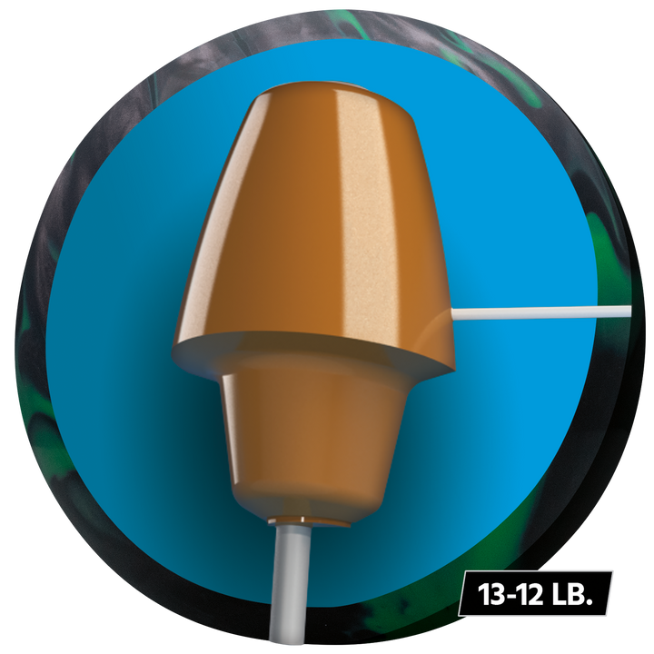 The Criterion Inverse core for thirteen to twelve pound bowling balls.