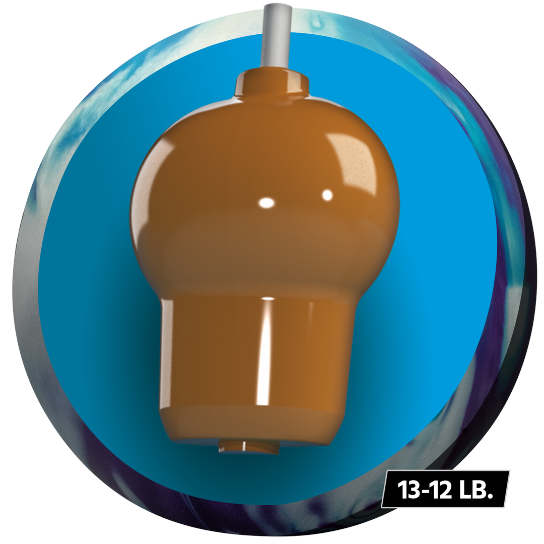 The Kinetic Sapphire Ice core for thirteen to twelve pound bowling balls.
