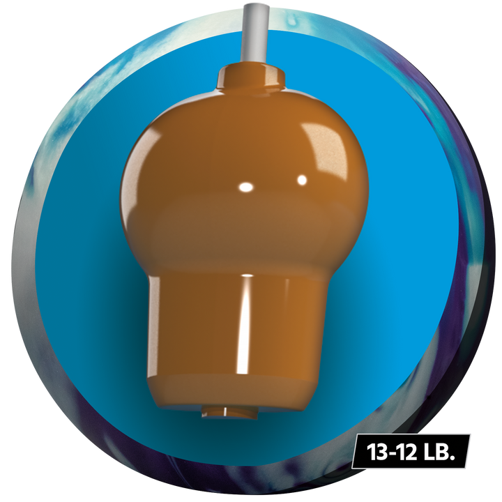 The Kinetic Sapphire Ice core for thirteen to twelve pound bowling balls.